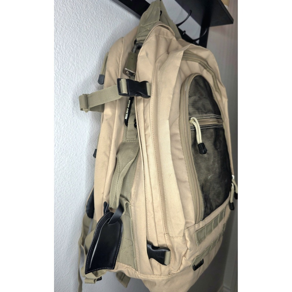 Gorpcore Bug Out Gear Tan Tactical Backpack Molle System Outdoor Camping Hiking - Picture 6 of 16